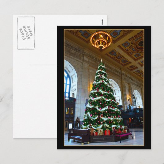 Activiteiten in de omgeving van Union Station Chri Feestdagenkaart (Voorkant / Achterkant)