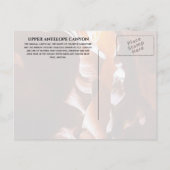 Activiteiten in de omgeving van Upper Antelope Can Briefkaart (Achterkant)