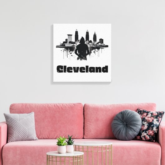 Activiteiten in de omgeving van Urban Cleveland Sk Canvas Afdruk (Insitu (Woonkamer))