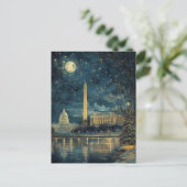 Activiteiten in de omgeving van US Capitol Hill Ch Briefkaart (Staand voorkant)