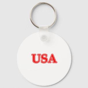 Activiteiten in de omgeving van USA Red White Muse Sleutelhanger
