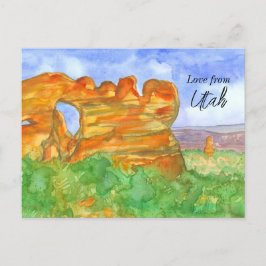 Activiteiten in de omgeving van Utah Red Rock Sout Briefkaart