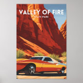 Activiteiten in de omgeving van Valley of Fire Sta Poster (Voorkant)