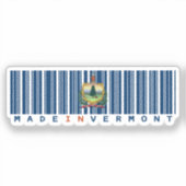 Activiteiten in de omgeving van Vermont Barcode Fl Sticker (Voorkant)