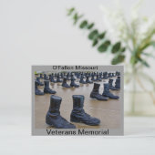 Activiteiten in de omgeving van Veterans Memorial Briefkaart (Staand voorkant)