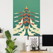 Activiteiten in de omgeving van Vibrant Dragon Boa Poster (Thuiskantoor)