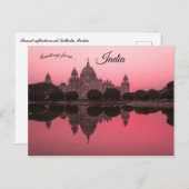 Activiteiten in de omgeving van Victoria Memorial  Briefkaart (Voorkant / Achterkant)