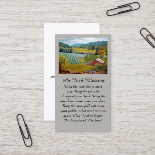 Activiteiten in de omgeving van Vineyard Sympathy Visitekaartje (Voorkant / Achterkant in situ)