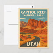 Activiteiten in de omgeving van Vintage Travel Cap Briefkaart (Voorkant / Achterkant)