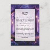 Activiteiten in de omgeving van Violet at Midnight Informatiekaartje (Voorkant)