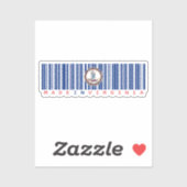 Activiteiten in de omgeving van Virginia Barcode F Sticker (Vel)