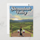Activiteiten in de omgeving van Virginia Shenandoa Briefkaart (Voorkant / Achterkant)