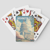 Activiteiten in de omgeving van Washington DC Capi Pokerkaarten (Achterkant)