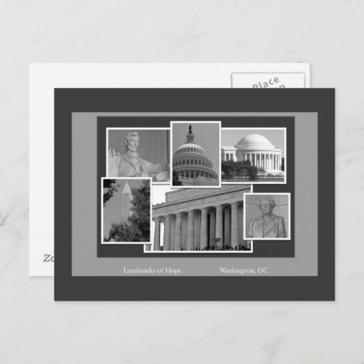 Activiteiten in de omgeving van Washington, DC Lan Briefkaart (Voorkant / Achterkant)