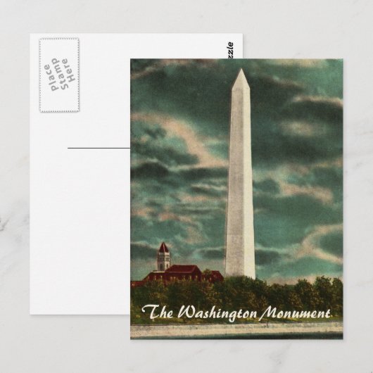 Activiteiten in de omgeving van Washington Monumen Briefkaart (Voorkant / Achterkant)