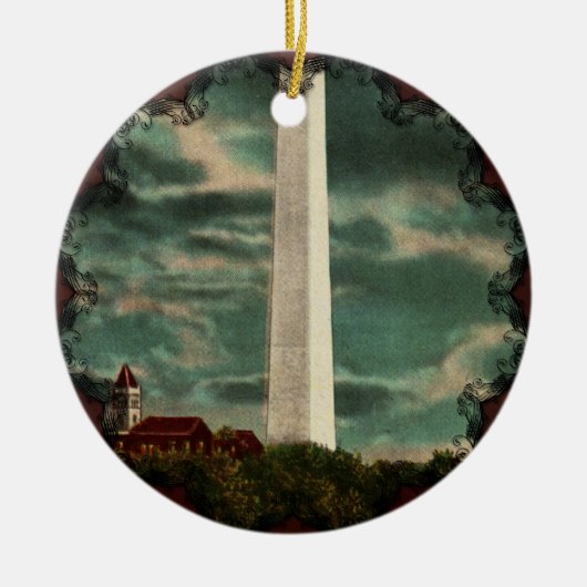 Activiteiten in de omgeving van Washington Monumen Keramisch Ornament (Voorkant)