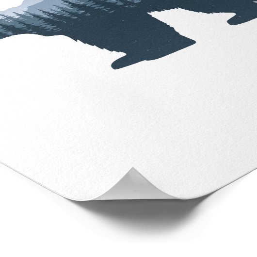 Activiteiten in de omgeving van Washington State D Poster (Hoek)