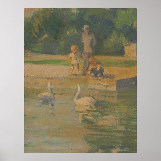 Activiteiten in de omgeving van Waterfowl Lake - K Poster (Voorkant)