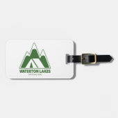 Activiteiten in de omgeving van Waterton Lakes Nat Bagagelabel (Voorkant horizontaal)