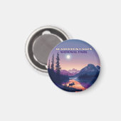 Activiteiten in de omgeving van Waterton Lakes Nat Magneet (Voorkant / Achterkant)