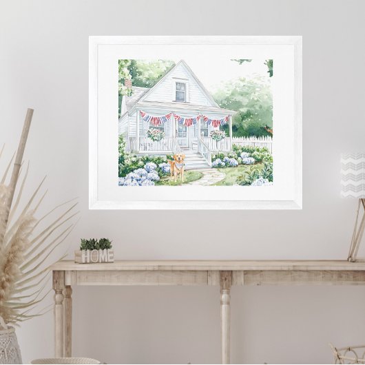 Activiteiten in de omgeving van waterverf American Poster