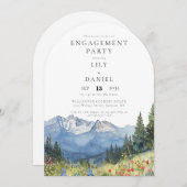 Activiteiten in de omgeving van waterverf Mountain Kaart (Voorkant / Achterkant)