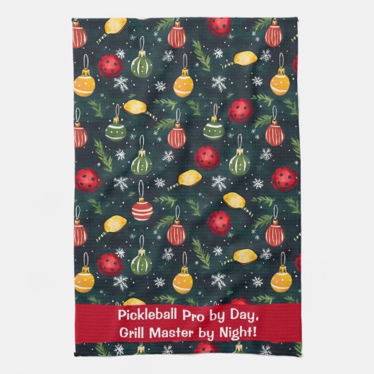 Activiteiten in de omgeving van waterverf Pickleba Theedoek (Verticaal)