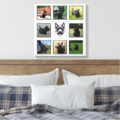 Activiteiten in de omgeving van waterverf Scottie  Canvas Afdruk (Insitu (Slaapkamer))