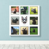 Activiteiten in de omgeving van waterverf Scottie  Canvas Afdruk (Insitu (Houten vloer))