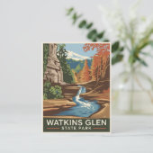 Activiteiten in de omgeving van Watkins Glen State Briefkaart (Staand voorkant)