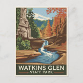 Activiteiten in de omgeving van Watkins Glen State Briefkaart (Voorkant)