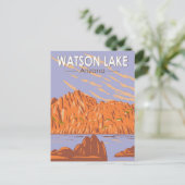 Activiteiten in de omgeving van Watson Lake Arizon Briefkaart (Staand voorkant)