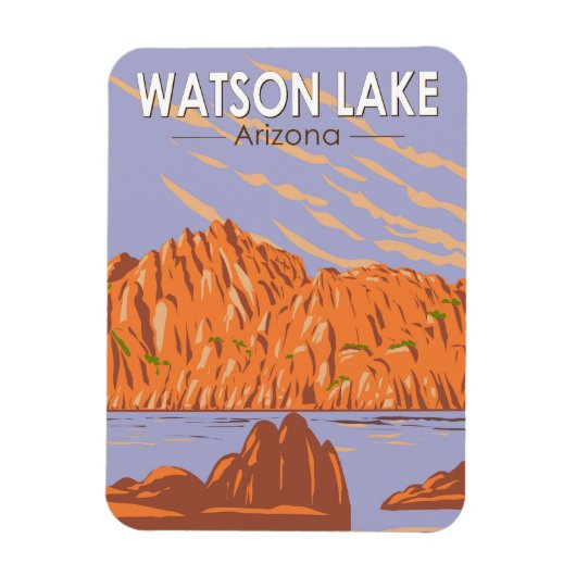 Activiteiten in de omgeving van Watson Lake Arizon Magneet (Verticaal)