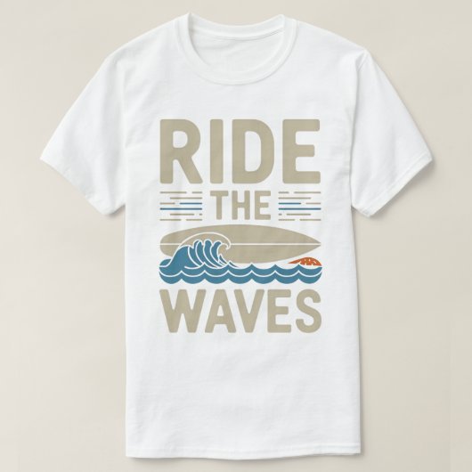 Activiteiten in de omgeving van Waves Retro Surfbo T-shirt (Design voorkant)