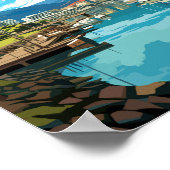 Activiteiten in de omgeving van Wellington Waterfr Poster (Hoek)