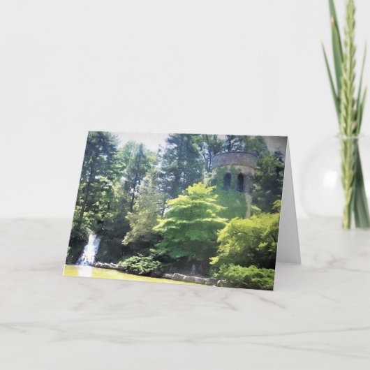 Activiteiten in de omgeving van wenskaart Longwood Kaart (Voorkant)