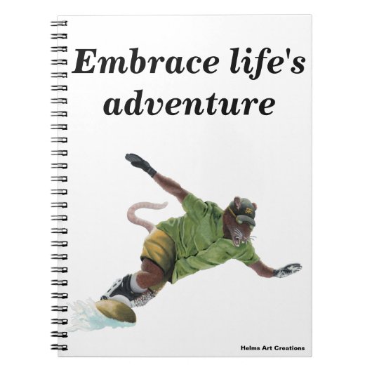 Activiteiten in de omgeving van Wererat Snowboard  Notitieboek (Voorkant)