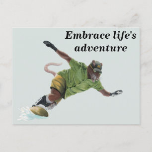 Activiteiten in de omgeving van Wererat Snowboarde Briefkaart