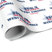 Activiteiten in de omgeving van West Virginia Star Cadeaupapier (Rol Hoek)