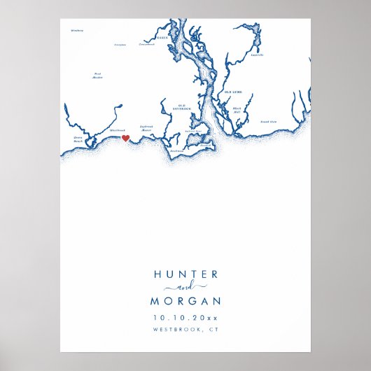 Activiteiten in de omgeving van Westbrook Wedding  Poster (Voorkant)