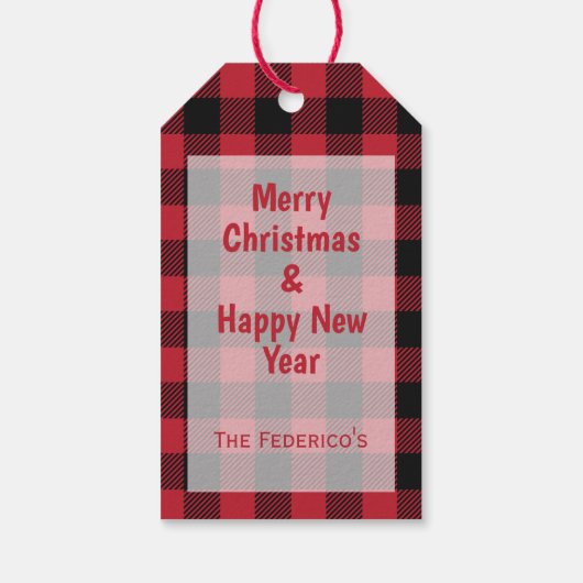 Activiteiten in de omgeving van Westie Santa Hat B Cadeaulabel (Achterkant)