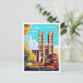 Activiteiten in de omgeving van Westminster Abbey Briefkaart (Staand voorkant)