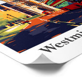 Activiteiten in de omgeving van Westminster Abbey Poster (Hoek)