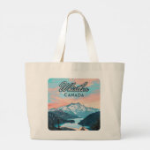 Activiteiten in de omgeving van Whistler Canada Br Grote Tote Bag (Achterkant)