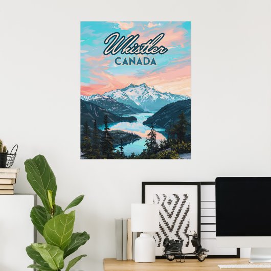 Activiteiten in de omgeving van Whistler Canada Br Poster (Thuiskantoor)