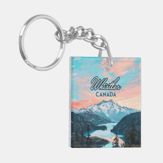 Activiteiten in de omgeving van Whistler Canada Br Sleutelhanger (Voorkant Links)