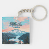 Activiteiten in de omgeving van Whistler Canada Br Sleutelhanger (Achterkant)