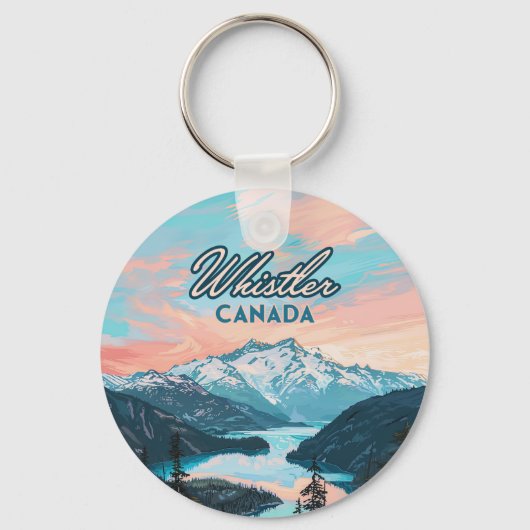 Activiteiten in de omgeving van Whistler Canada Br Sleutelhanger (Voorkant)