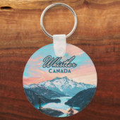 Activiteiten in de omgeving van Whistler Canada Br Sleutelhanger (Achterkant)