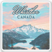 Activiteiten in de omgeving van Whistler Canada Br Sticker (Voorkant)